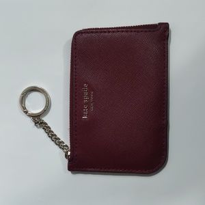 *FINAL PRICE* Kate Spade New York L-Zip Card Holder Key Chain